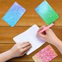 24 Pcs Glitter Mini Pocket Notepads for Kid Party Favor 6 Style Cute Notebook 32 Page 5 x 3 Inch Lined Paper Travel Writing Prism Journals for Women Birthday Back to School Gifts(Classic Color)