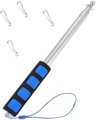 Shinkito 8.1ft Telescopic Handheld Flagpoles Portable Telescopic Banner Flag Pole Tour Guide Flag Pole for Festival Tour Guides Teachers