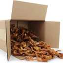 Best Pet Supplies GigaBite Roasted Pig Ears for Dogs - Natural Dog Chews, Roasted Pigs Ears, Safe for Puppies and Aggressive Chewers, Cleans Teeth and Gums - Slivers, 2.2 Pounds