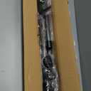 Extra Long Tension Curtain Rod 39-157 In (3.3-13Ft), Black One-Click Telescopic Rod No Drilling, Heavy Duty Outdoor Curtain Rods for Patio Windows, Adjustable Shower Curtain Rod for Bathroom