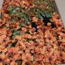 Alupssuc 4Pcs Artificial Fall Ball Flowers for Outdoors, Fake Plants