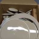 CAROTE Pots and Pans Set Non Stick, Cookware Set, Removable Handle Pots and Pans Nonstick, RV Oven Safe Cookware, Induction Kitchen Cookware Set, Knife Set, Taupe