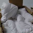 Utopia Bedding Quilted Fitted Mattress Pad, Full Size, Elastic Fitted Mattress Topper Protector and Cover Stretches up to 16 Inches Deep, Machine Washable (White)