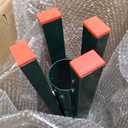 Christmas Tree Stand for Artificial Trees - 1.4 Inch Inner Diameter Heavy Duty Metal Xmas Tree Base for 4-6.5 ft US Standard Christmas Trees 27"x27", Foldable Legs w/Magnetic Attachment Easy Setup (Black)