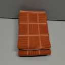 Anyi Kitchen Dish Towels Heavy Duty Absorbent Dish Cloths with Hanging Loop 100% Cotton Tea Bar Towels (16x26, Set of 3, Red)