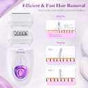 Epilator,Epilator for Women,Facial Hair Removal for Women Rechargeable,2 Speeds Hair Removal Device with 36 Tweezers,Hair Removal Device Legs/Face/Bikini/Arms,Epilator for face Smooth Skin