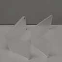 HappyHapi Acrylic Bookends for Shelves, 12 Pcs Clear Book Ends for Heavy Books, Decorative Book Holder for Home Library Office, 5 x 5 x 7.3 inch6 Pair