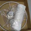 Lampshades, White Drum Lampshade 13''Top X 13'' Bottom X 10'' High, Lamp Shade for Table Lamps, Drum Lampshade for Floor Lamps (Spider Fitter) Easy Assembly Replacement Lampshades