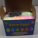 PartySticks 24 Easter Glow Eggs & 72 Mini Glow Sticks 96pcs Total, Glow-in-The-Dark Kids Teens Adults Easter Basket Stuffers Fillers Gift, Egg Hunt Game Bulk Party Favors, Boys Girls Classroom Prizes