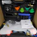 Orion Motor Tech Coolant Pressure Tester Kit, 31pc Master Coolant Vacuum Refill Kit with 23 Radiator Adapters, Radiator Cooling System Pressure Tester Kit with Vacuum Pump Vacuum Purge & Refill Tool