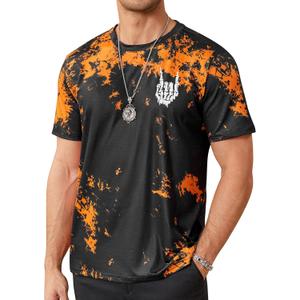 Hardaddy Men's Striped Polo Shirt Short Sleeve Casual Color Block Graphic Tee Collared Golf Shirts for Men (3X-Large)