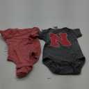 Short Sleeve NCAA Romper 2 Pack-Knobby Fabric-Knobby Fabric-Infant Sizes  6M