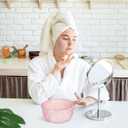 300 Pcs Disposable Shower Caps for Salons, Elastic Bowl Covers for Home, Hotel, Multi-use Liners, Pink