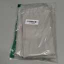 DWCN Blackout Valances for Windows Rod Pocket Window Valance Curtains for Kitchen Bathroom 42 x 18 inch Long,2 Panels, Silver Grey