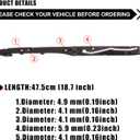 Sunroof Track Compatible for Ford F150 2015-2020 F250 F350 F450 2017-2019 Sunroof Guide Rails FL3Z-1651071-A