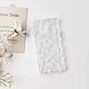 NITITOP Compatible with iPhone 12 Pro Case Curly Clear Cute Floral Flower Leaves Design for Women Girls Artistic Wavy Frame Soft TPU Shockproof Protective Full Camera Protection Cover - White