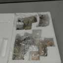 Willow Tree Sheltering Animals for The Holy Family, Giving Watch, Warmth, Protection, Gray-White Standing Goat, Gray Donkey, 2 White Sheep, Sculpted Hand-Painted Nativity Scene Figures, 4-Piece Set