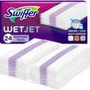 Swiffer WetJet Hardwood Floor Cleaner Spray Mop Pad Refill, Bathroom Cleaning Supplies, Hardwood Floor Cleaner, Multi Surface, 24 Count