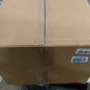 Akro-Mils KeepBox 12 Gallon Storage Container, Nesting and Stackable Plastic Storage Box with Lid Attached and Rails for Letter Size Hanging File Folders, 21" x 15" x 12", Clear/Blue