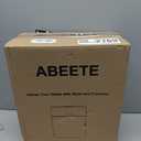 Bathroom Trash Can with Press Top Lid, 3.2 Gallon Slim Garbage Can for Kitchen Cabinet, 12L Dogproof Wastebasket Trash Bin for Office, Bedroom, Living Room, Home Countertop - White