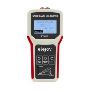 800W Solar Panel Tester MPPT Photovoltaic Multimeter & Watt Meter Smart Portable Tool for Solar PV Panel Data & Troubleshoot Measures Power Output, Performance and Open Circuit Voltage