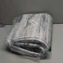 2x12 Washable Runner Rugs for Hallway: Long Abstract Runners for Entryway Dining Room Office - Stain and Water Resistant Rugs with Non-Slip Backing - Soft Low-Pile Carpet Grey