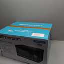 Emerson MW9255B Countertop Microwave Oven, 6 Pre-Programmed Settings, Removable Glass Turntable and Child Safety Lock, 0.9 Cu ft, 900W, Black