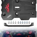 Front Skid Plate Manganese Steel Compatible with Toyota 2024-2025 Tacoma TRD & 2025 4Runner, Under Guard Splash Shield Replace# PTR60-35240