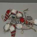 Christmas Gnomes Ornaments, 10 Pieces Handmade Swedish Plush Elf Doll Tree Hanging Gnome Christmas Decorations for Holiday Decor