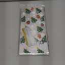 Outus 100 Pieces Christmas Cellophane Treat Bags, Plastic Christmas Cello Bags with Twist Ties for Candy, Cookie, Goodies, Gift Wrap, Xmas Party Favor Supplies