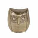HD Designs Aluminum Owl - Gold, 6" 