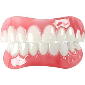 Snap on Veneers Teeth for Women,Instant False Teeth & Dental Veneers for Dentures or Natural T-eeth