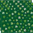 10 x XCHI Green Shamrocks St. Patrick's Day Placemats Set of 4 Table Mats for Party Home Kitchen Dining Table Decorations 12x18 Inch