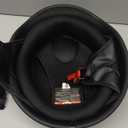 DOT Certified German Style Motorcycle Half Helmet, Vintage ABS Lightweight Helmet for Adults, Retro Half Face Helmet for Cruiser Scooter Chopper (XX-Large, Gloss Black)