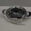 Egg Poacher - Eggssentials Poached Egg Maker, Stainless Steel Egg Poaching Pan, Poached Eggs Cooker Food Grade Safe PFOA Free with Spatula.