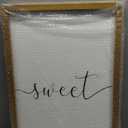 Set of 3 Sweet Dream Sign Bedroom Wall Decor Above Wed Wall Sign Farmhouse Wall Decor for Home Bedroom And Living Room (Brown, 16"x24")