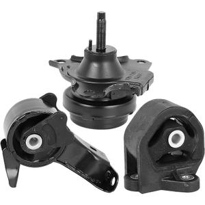 Engine Motor & Transmission Mount Kit 3pcs Compatible with Fits 2003-2005 Honda Civic 1.3L Hybrid Replace A4503 A6588 50805-S5B-305