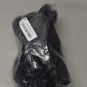 MECCANIXITY Battle Rope 10ft x 1 Inch Polyester Workout Rope Heavy Fitness Exercise Rope for Strength Training Home Gym Muscle Building, Black