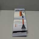 EcoNour 27" Aluminum Ice Scrapers for Car Windshield | Car Snow Scraper Window and Snow Brush with Ergonomic Foam Grip Winter Accessories (Orange)