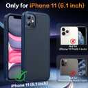 Magnetic for iPhone 11 Phone Case-Compatible with MagSafe-Carbon Fiber Texture-Slim Military Grade Drop Protection Phone Case for iPhone 11 6.1",Blue