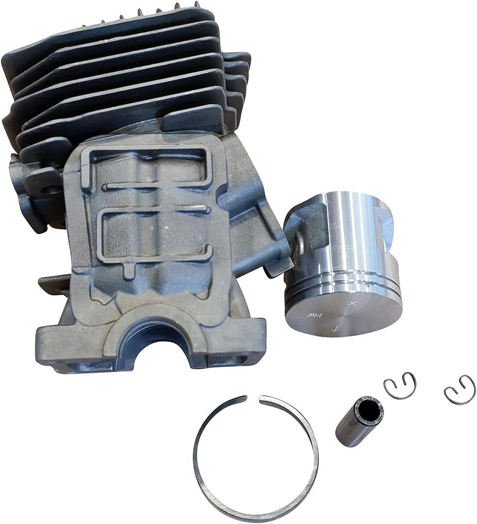GardenPal 49mm Nikasil Cylinder with Piston Compatible with Stihl MS391 Replaces OEM 1140-020-1204 Chainsaw Replacement Parts