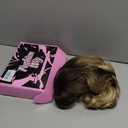 AISI HAIR Beginner Friendly Wigs Blonde Wig with Bangs Long Wavy Synthetic Wig for Women with Daily Party Use