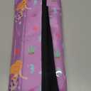 Kids Tray Table Cover, Airplane Tray Cover with Pockets, Airplane Travel Essentials for Kids, Portable Airplane Must Haves for Toddler on Plane or Train and Flying Supplies (Purple)