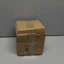 Arktiva Ceramic Planter Pot with Drainage Hole, 5 Inch Dia, Indoor and Outdoor, Home Patio Garden, Plants Flower Succulent, Textured Round (White)