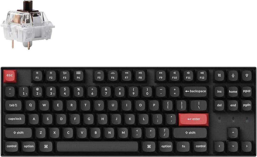 Wireless Mechanical Keyboard ISO UK Layout, Custom Programmable Wired Keyboard with Gateron G Pro Switch, White Backlit, PBT Keycaps for Mac Windows Linux