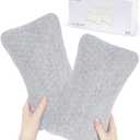 vocheer Small Pillows for Sleeping, 11"x 7" Mini Travel Pillow, Tiny Pillows for Neck, Wrist, Lumbar and Knee, Pets Pillow, Cotton, Machine Washable,Light Grey-2PC