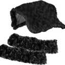 2Pcs Ice Skate Covers Skating Guards Skating Covers for Training (Black, L)