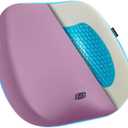 Skechers Seat Cushion Premium Gel & Memory Foam-Office Chair Cushion for Tailbone Pain Relief,Butt Pillow for Office Chair,Car seat Cushion,Long Sitting Office Workers,and Car Drivers,Purple