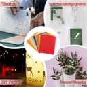 PATIKIL 60 Sheets Vellum Paper 8.5x11inches, Printable Translucent Paper 100GSM Colored for Invitations Laser Inkjet Printing Card Making Crafting Wedding Tracing, Green/Pink