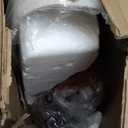 BOBOMOMO 27.25" Modern Table Lamp Set of 2, Red Resin Table Lamps with Stone Look, Lamps for Living Room with Linen Shades, Bedside Lamps for Bedroom Nightstand, Table Lamps for Living Room End Tables